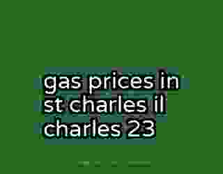 gas prices in st charles il charles 23