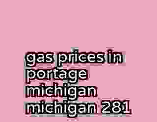 gas prices in portage michigan michigan 281