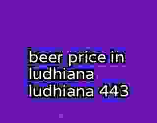 beer price in ludhiana ludhiana 443