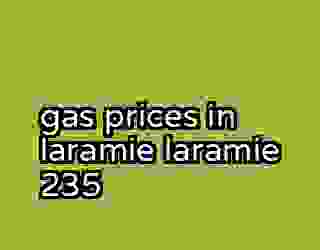 gas prices in laramie laramie 235