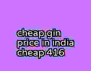 cheap gin price in india cheap 416