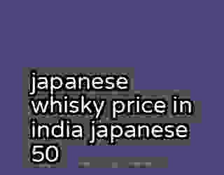 japanese whisky price in india japanese 50