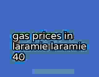 gas prices in laramie laramie 40