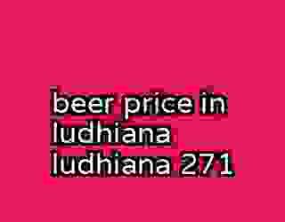 beer price in ludhiana ludhiana 271