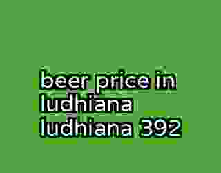 beer price in ludhiana ludhiana 392