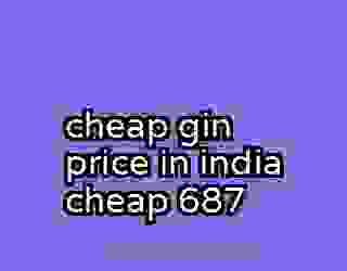 cheap gin price in india cheap 687