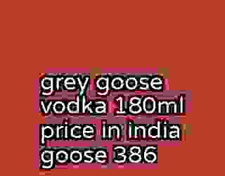 grey goose vodka 180ml price in india goose 386