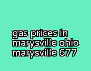 gas prices in marysville ohio marysville 677