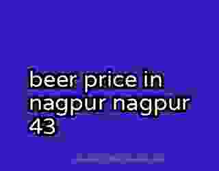 beer price in nagpur nagpur 43