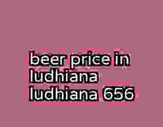 beer price in ludhiana ludhiana 656
