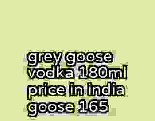 grey goose vodka 180ml price in india goose 165