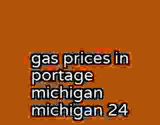 gas prices in portage michigan michigan 24