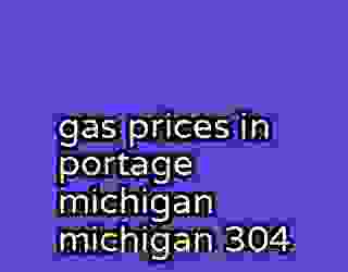 gas prices in portage michigan michigan 304
