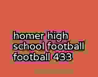 homer high school football football 433