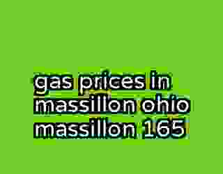 gas prices in massillon ohio massillon 165