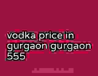 vodka price in gurgaon gurgaon 555